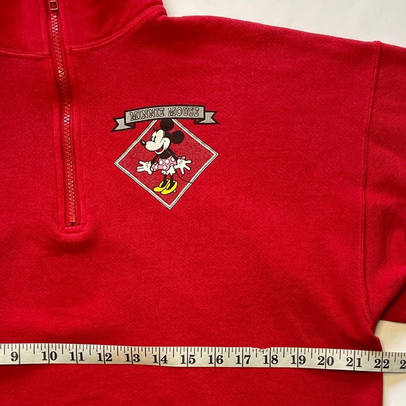 Vintage Disney Designs Minnie Mouse Sweatshirt Womens Medium Made in USA 90s - Picture 6 of 10